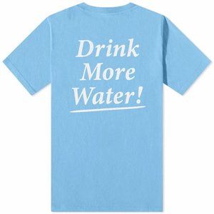 Sporty & Rich Drink More Water Tee